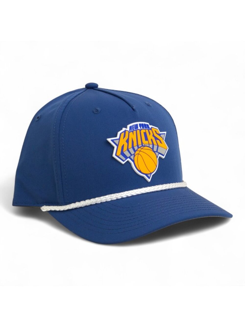New York Knicks 3D Five Panel Classic Rope Hat- Light Blue - Picture 2 of 3